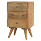 Nordic Style 4 Drawer Multi Bedside by Artisan Furniture