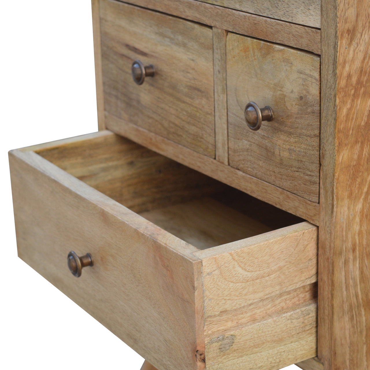 Nordic Style 4 Drawer Multi Bedside by Artisan Furniture