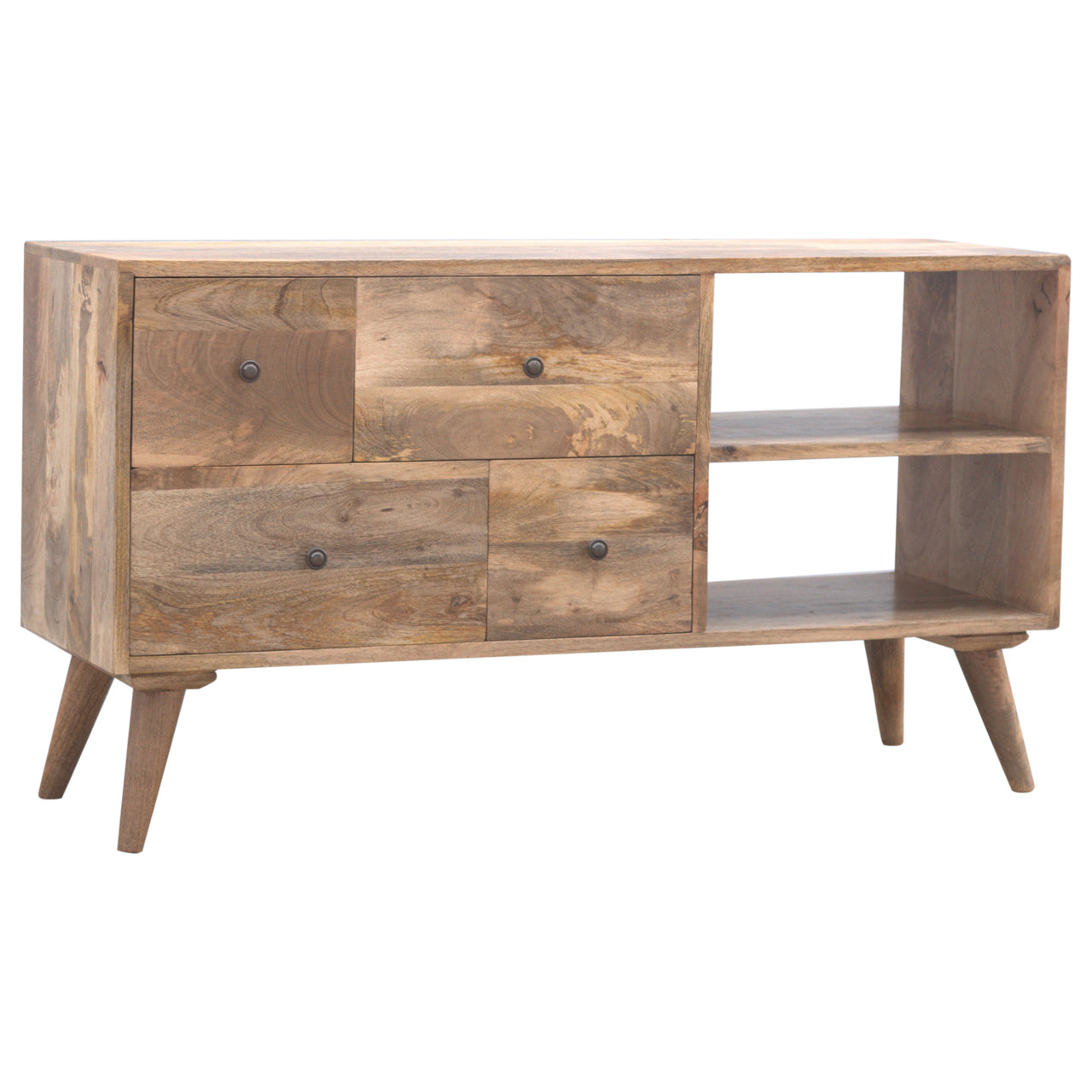 Nordic Style Multi Drawer Media Unit by Artisan Furniture