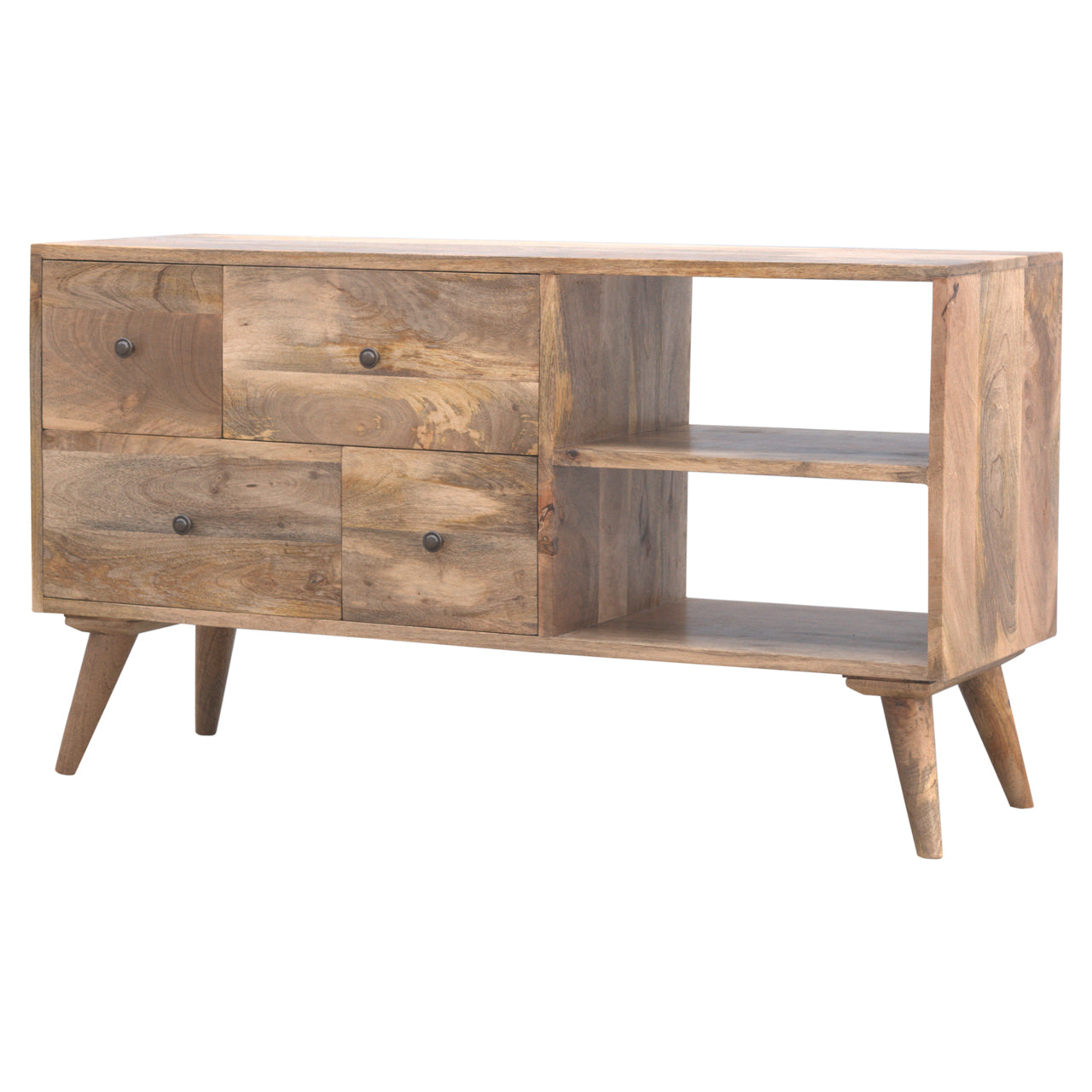 Nordic Style Multi Drawer Media Unit by Artisan Furniture