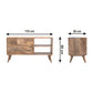 Nordic Style Multi Drawer Media Unit by Artisan Furniture