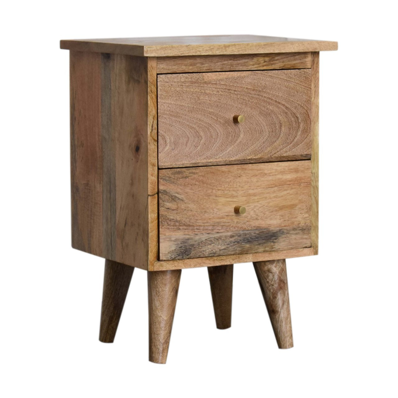 Artisan Oak-Ish Wooden Bedside