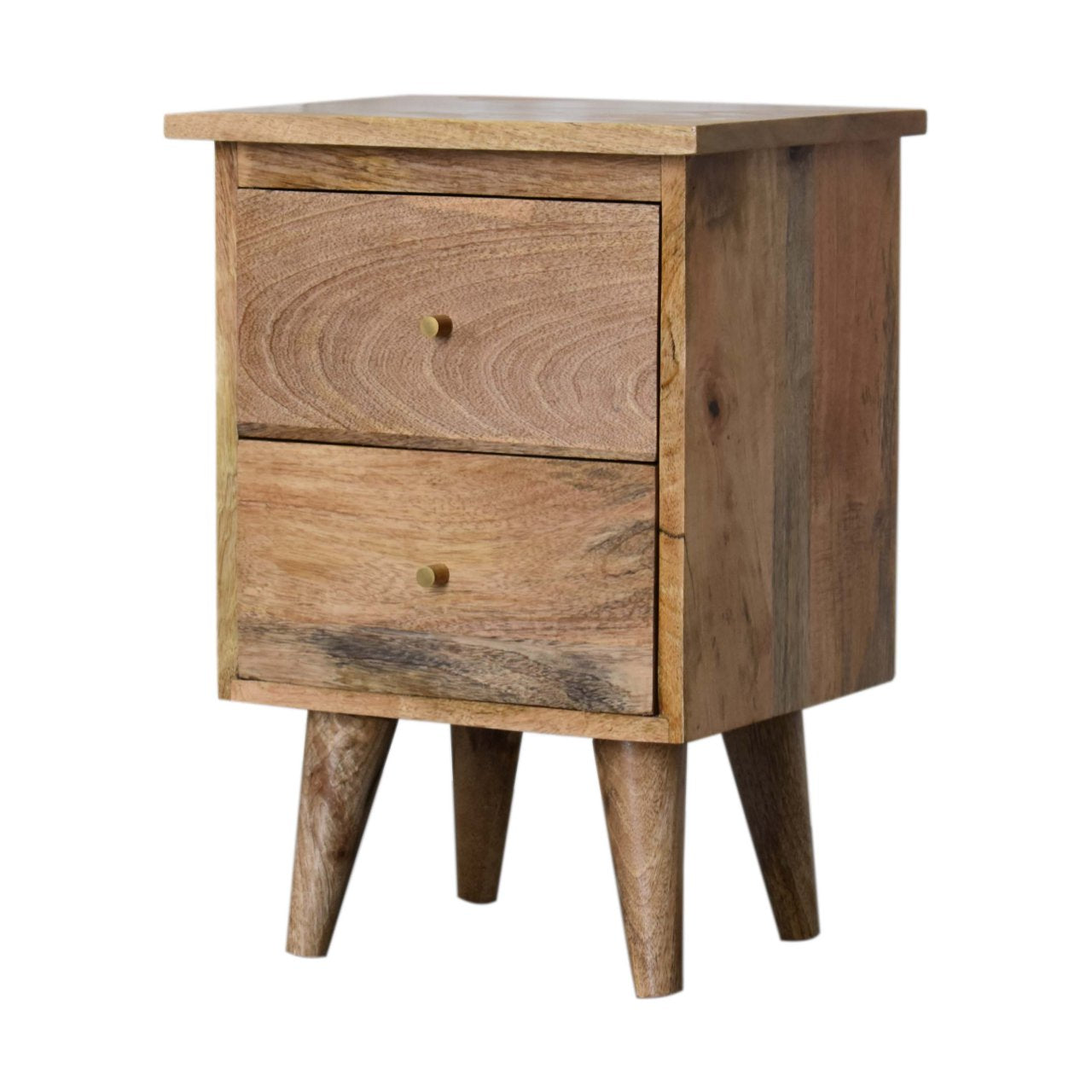 Artisan Oak-Ish Wooden Bedside