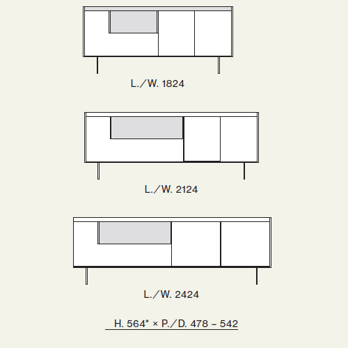 Tray 03-23 Sideboard by Orme Design