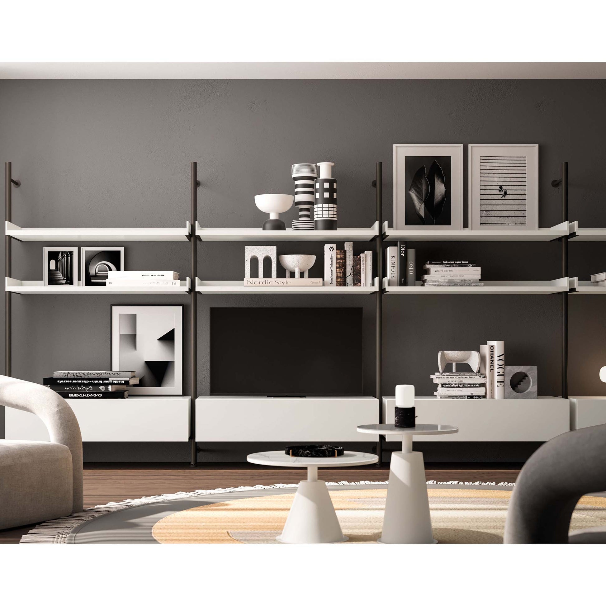 Palko 01 Complements Bookcase System by Orme Design