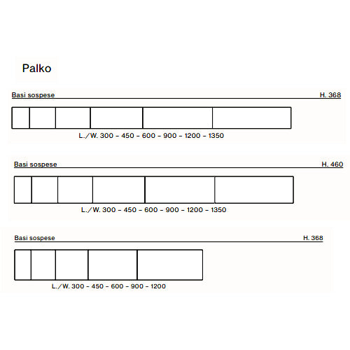 Palko 01 Complements Bookcase System by Orme Design