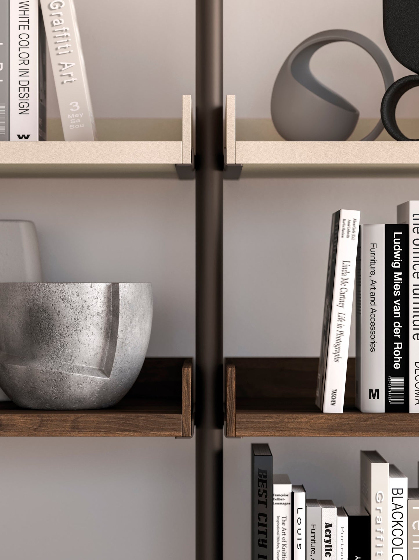 Palko 01 Complements Bookcase System by Orme Design