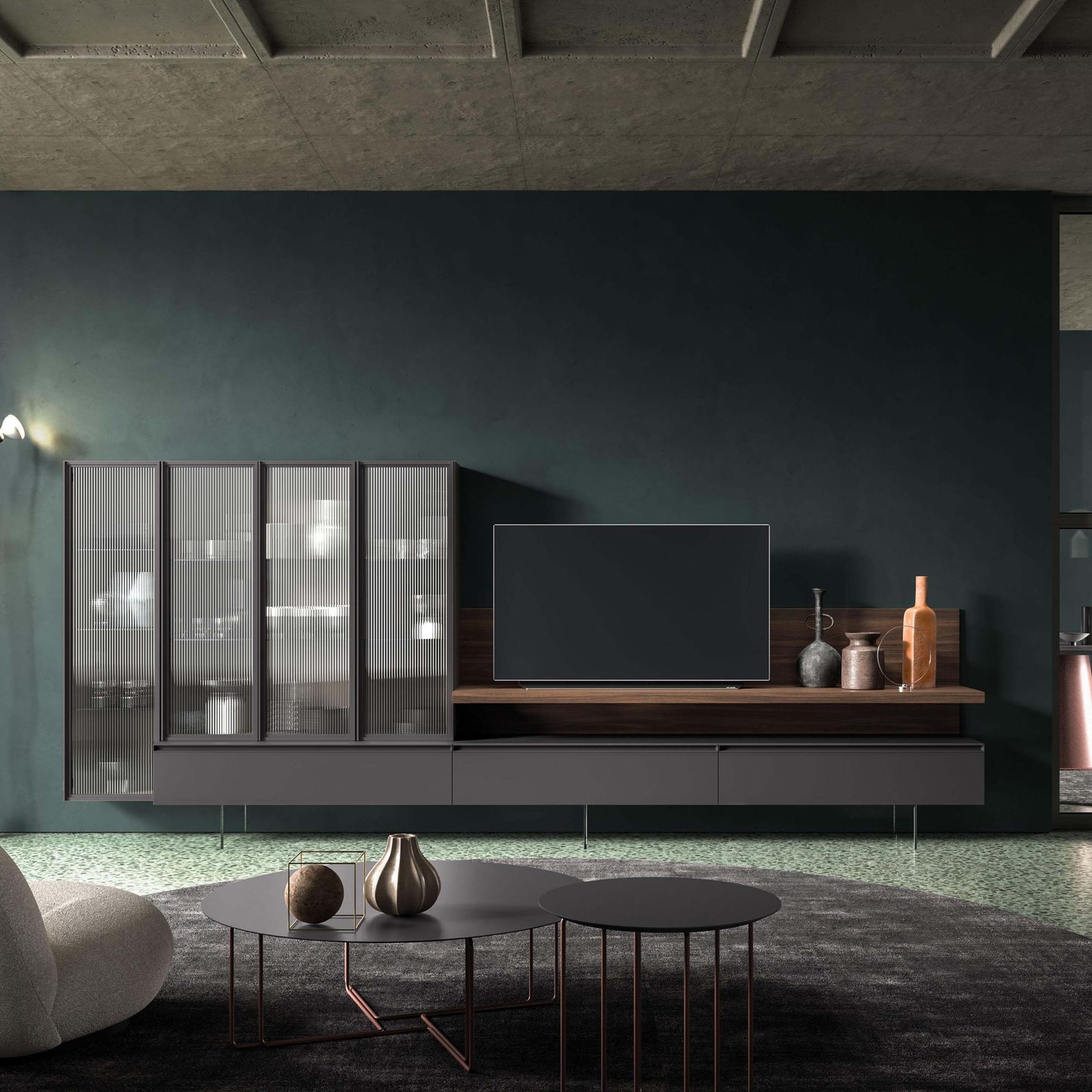 Day 05-23 Floor Standing TV Media Unit by Orme Design