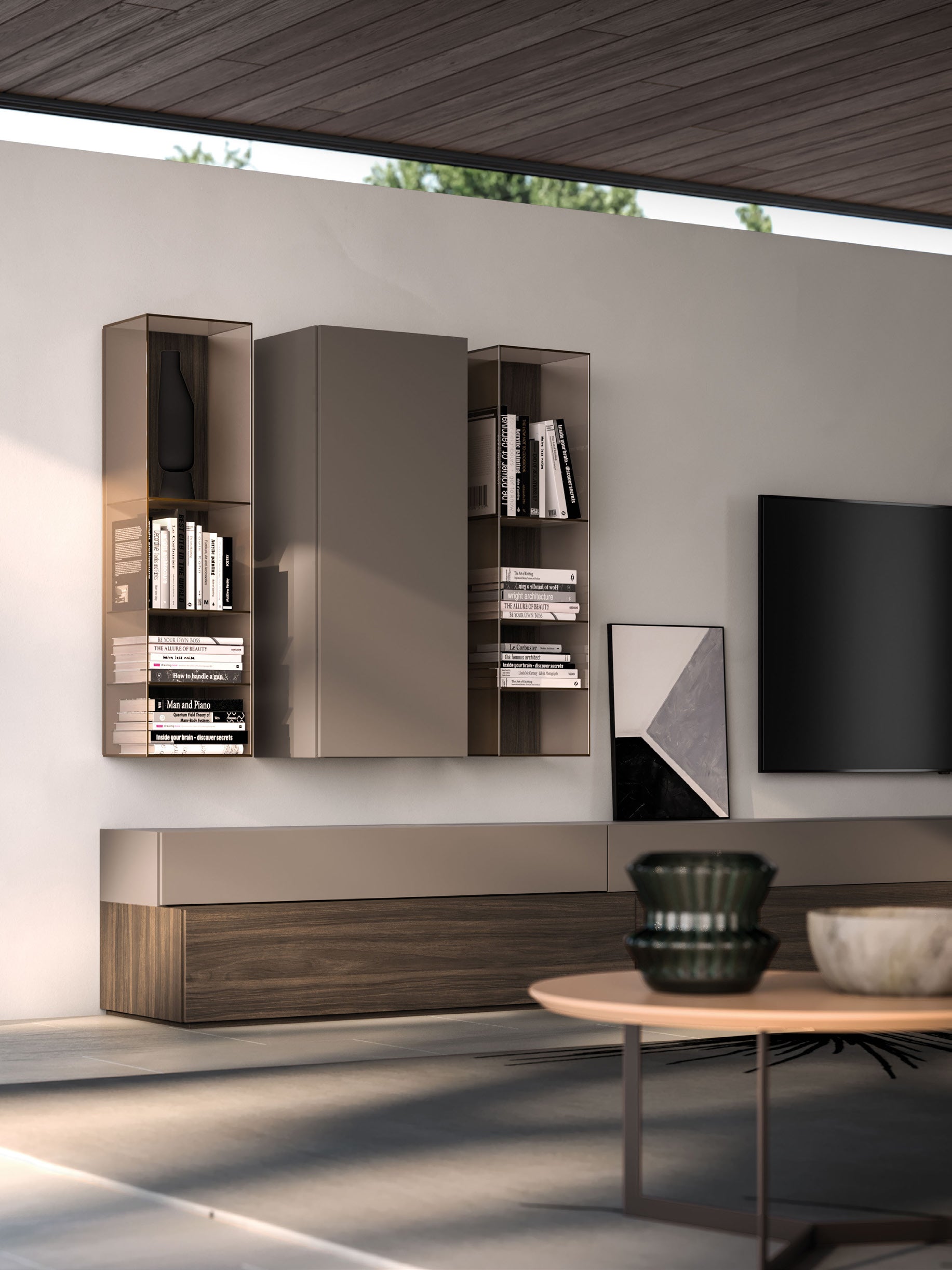 Day 08-23 Bookcase Wall Unit By Orme Design