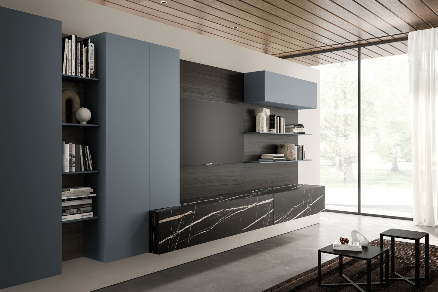 Day 11-23 Bookcase Wall Unit by Orme Design