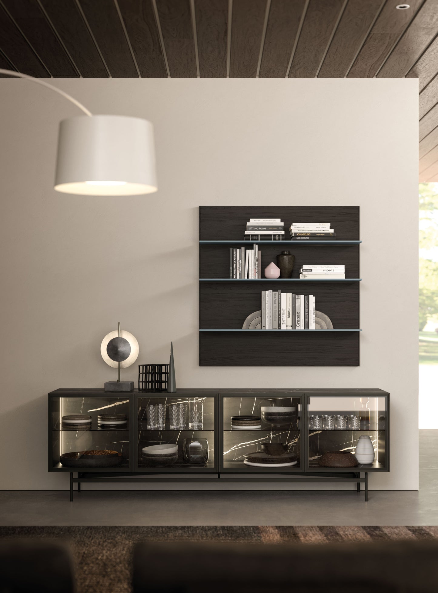 Day 11-23 Bookcase Wall Unit by Orme Design