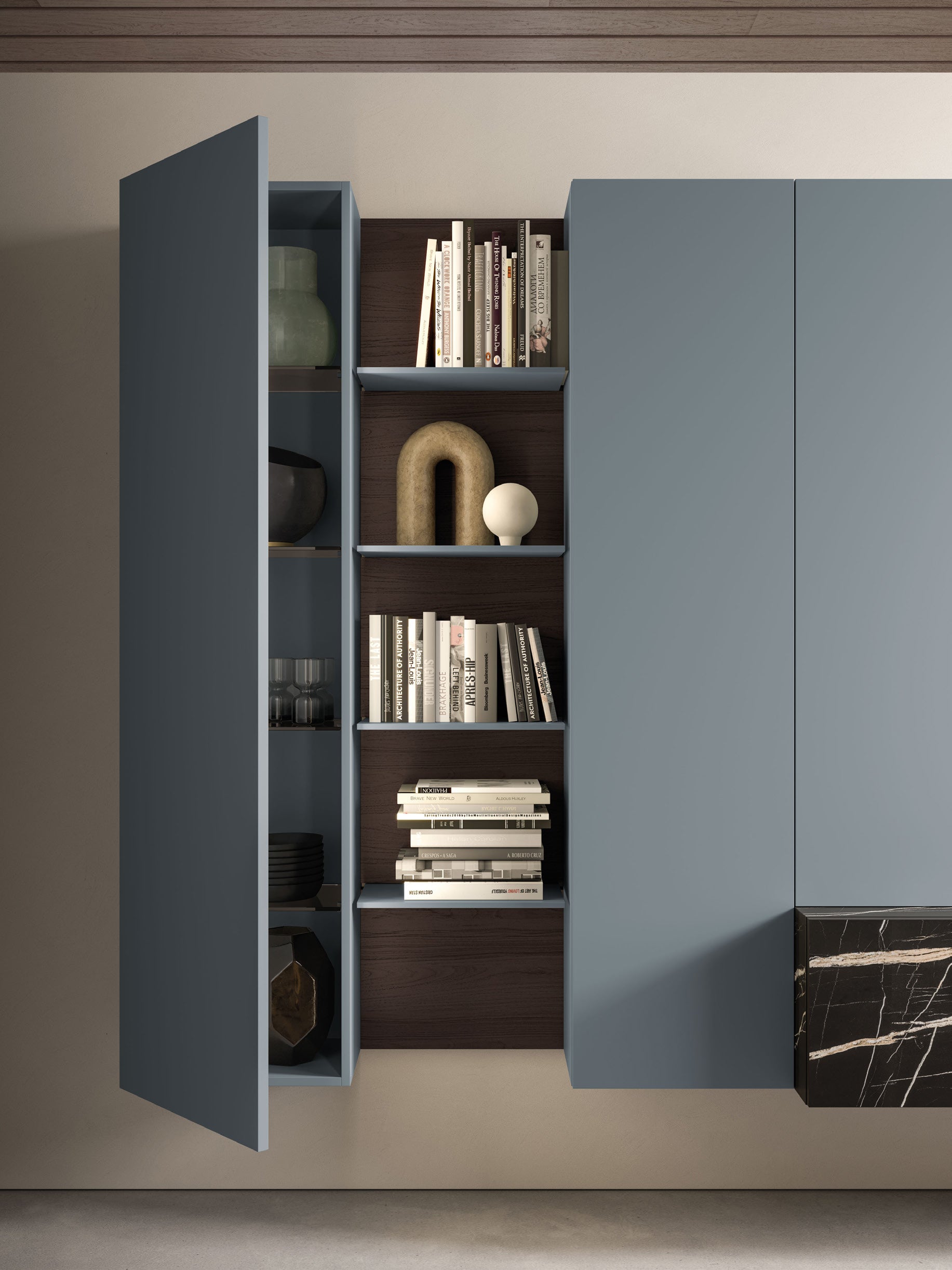 Day 11-23 Bookcase Wall Unit by Orme Design