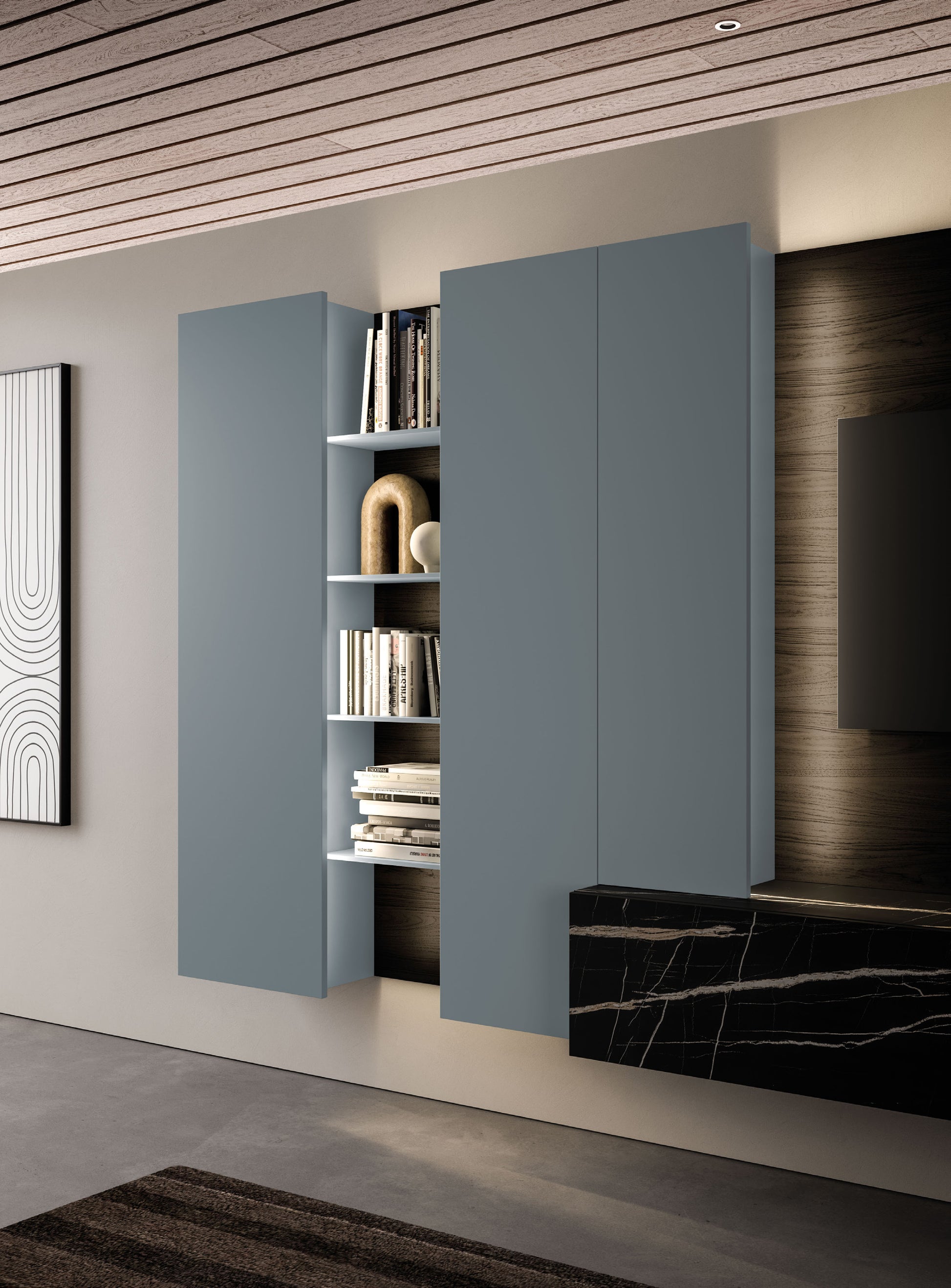 Day 11-23 Bookcase Wall Unit by Orme Design