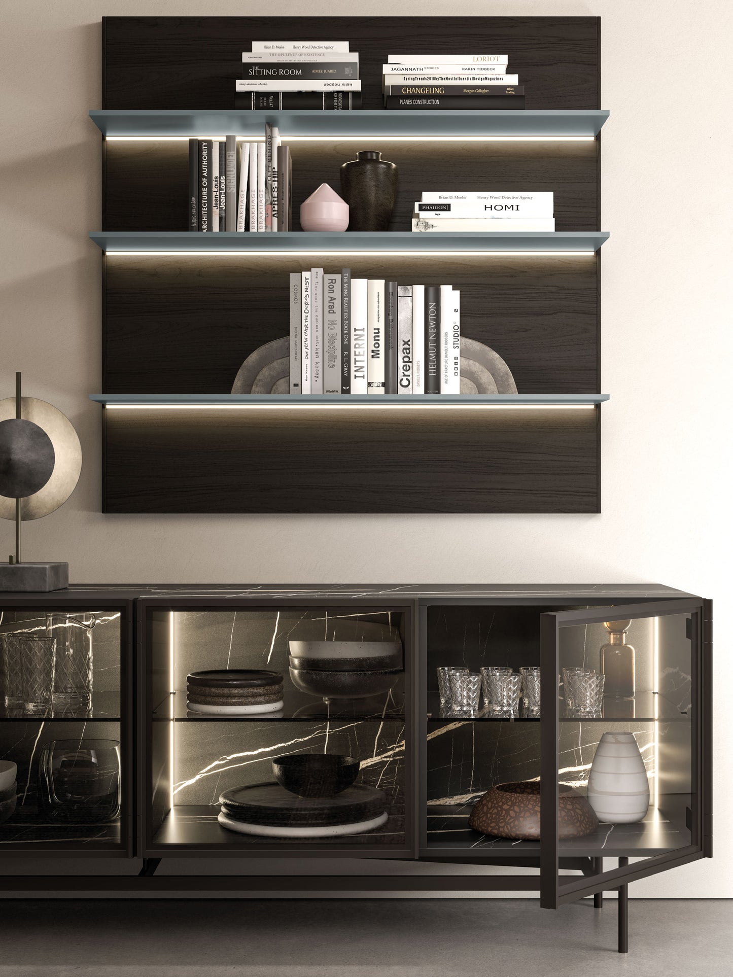 Day 11-23 Bookcase Wall Unit by Orme Design