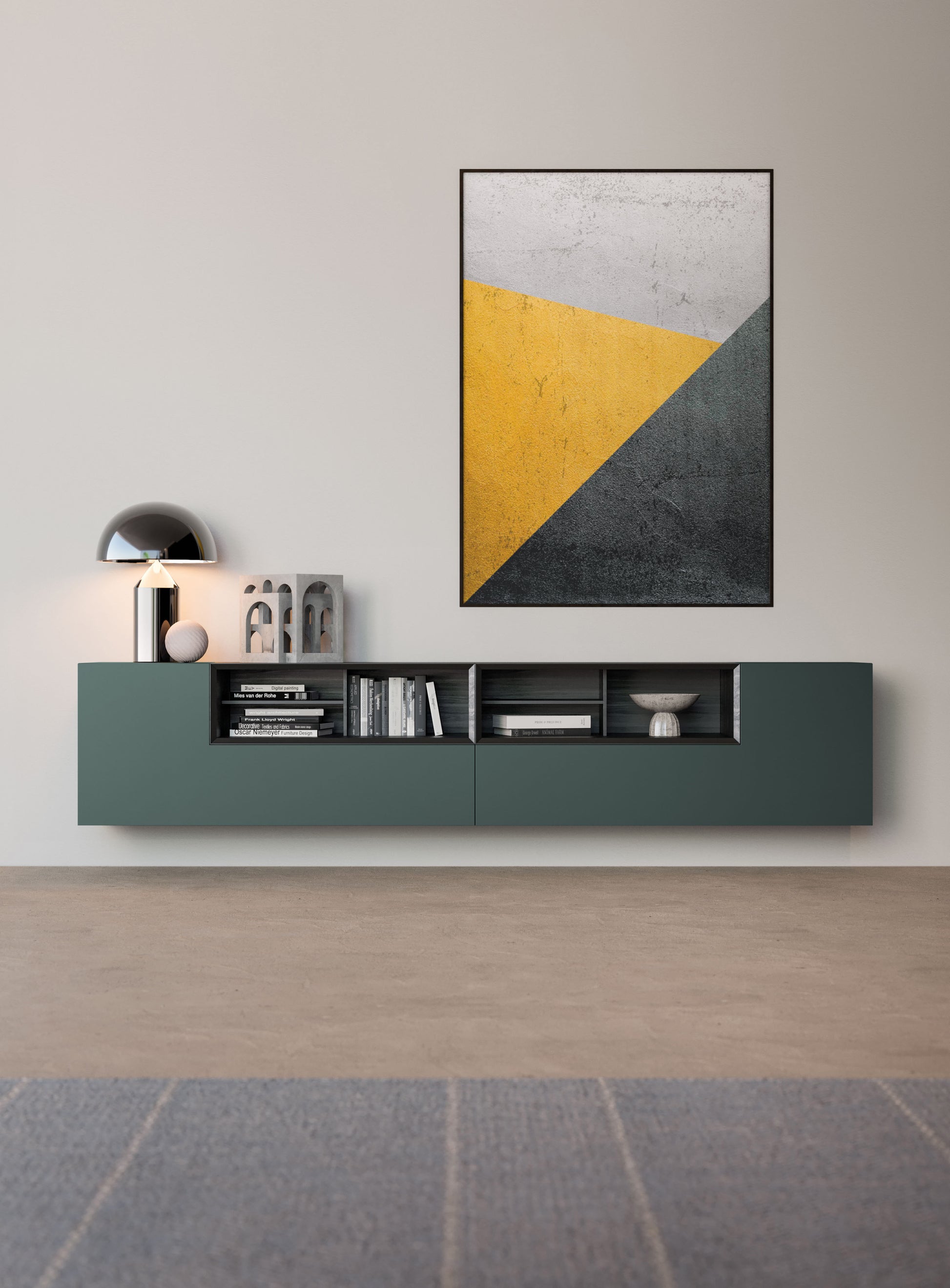 Day 19-23 Modern Wall Unit by Orme Design