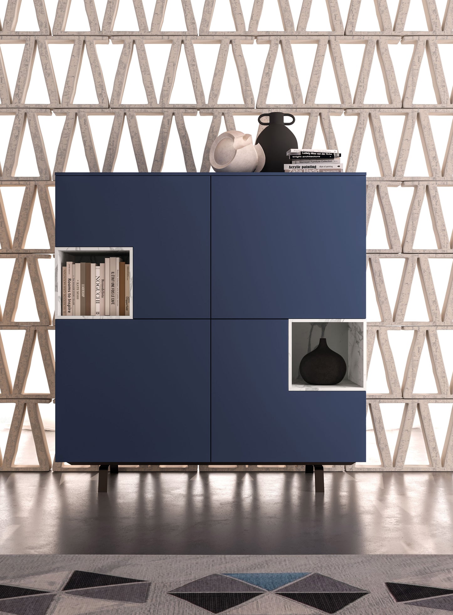 Day 27-23 Bookcase Wall Unit by Orme Design