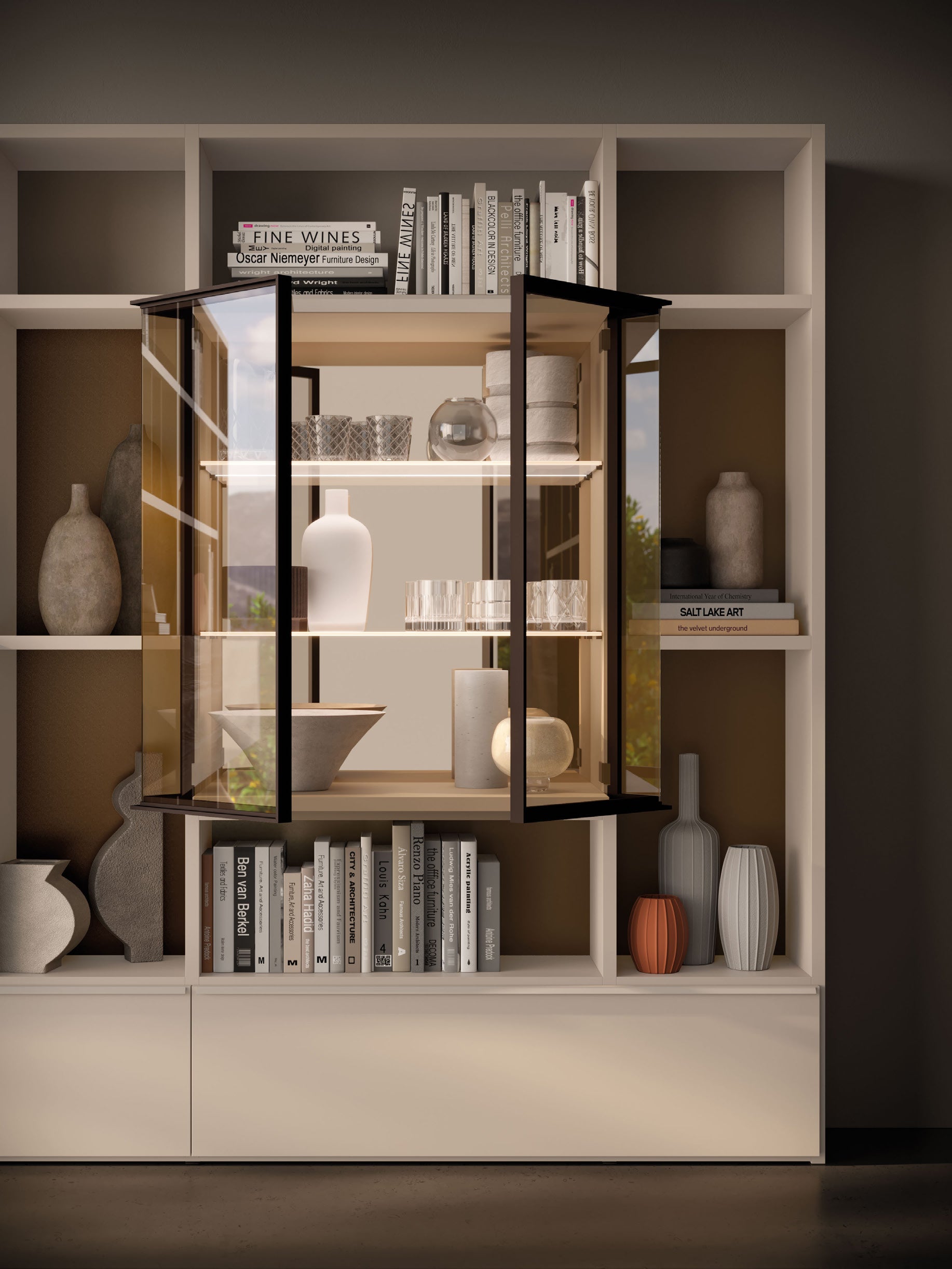 Day 34-23 Logico Bookcase Wall Unit by Orme Design