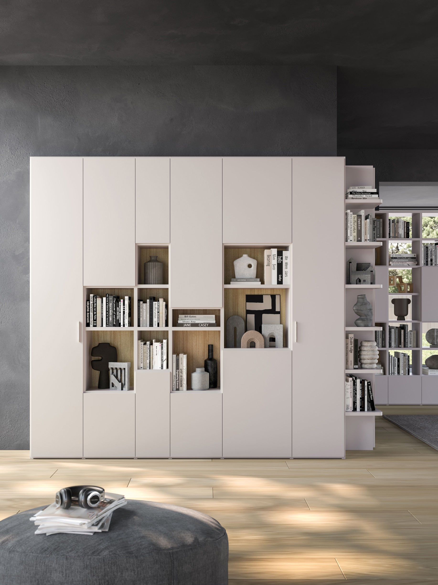 Day 35-23 Logico Bookcase TV/Wall Unit by Orme Design