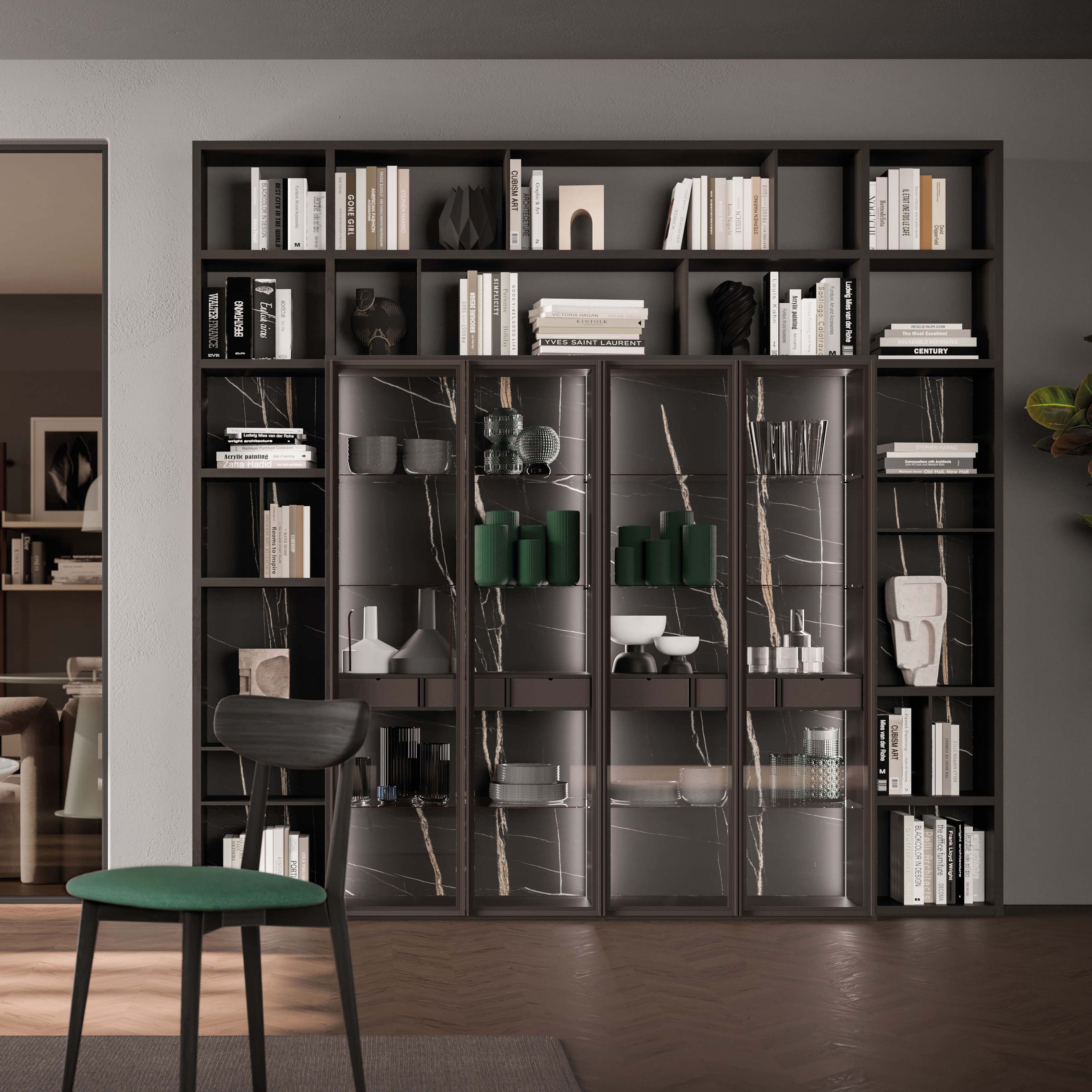 Day 31-23 Logico Bookcase Wall Unit by Orme Design