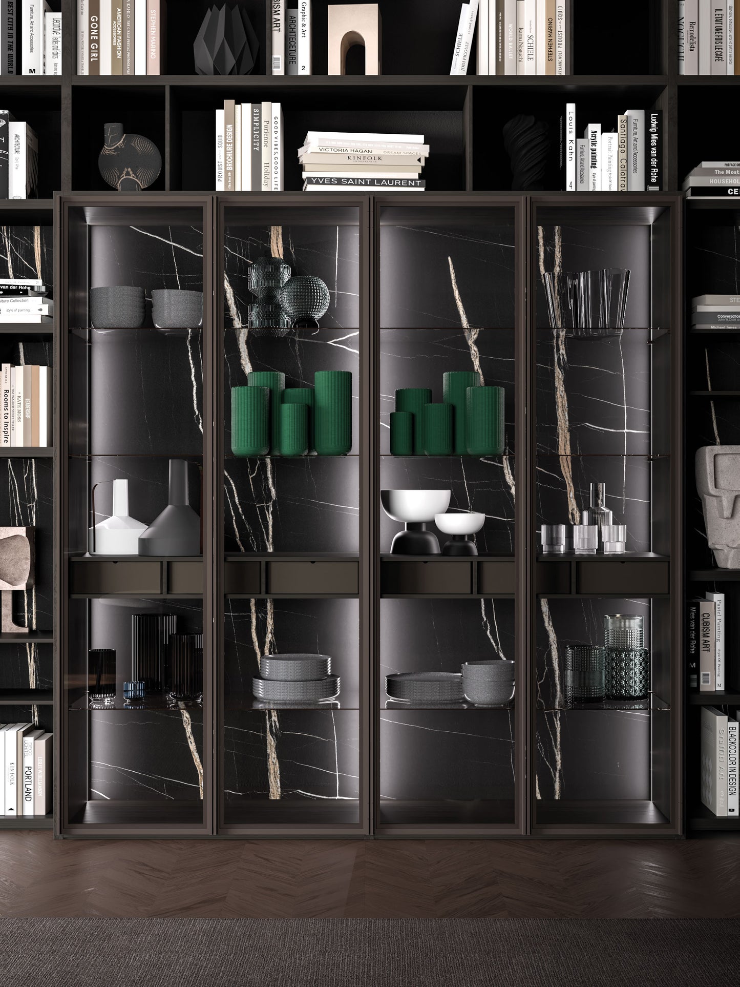 Day 31-23 Logico Bookcase Wall Unit by Orme Design