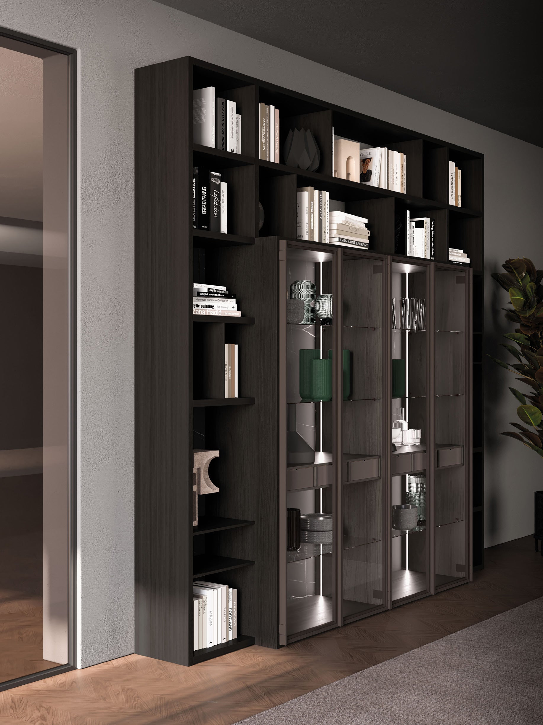 Day 31-23 Logico Bookcase Wall Unit by Orme Design