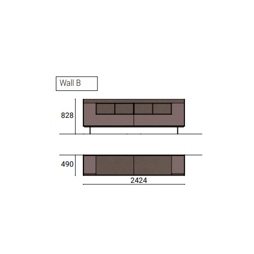 Day 32-23 Logico Bookcase Wall Unit by Orme Design