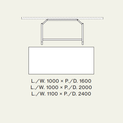 Brando 01-23 Adjustable Table by Orme Design