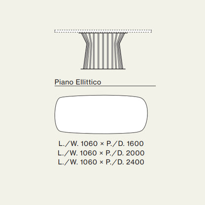 Elderberry 01-23 Fixed Table by Orme Design