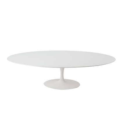 Modern Ceramic Oval Tulip Coffee Table - Dekton, Laminam Top