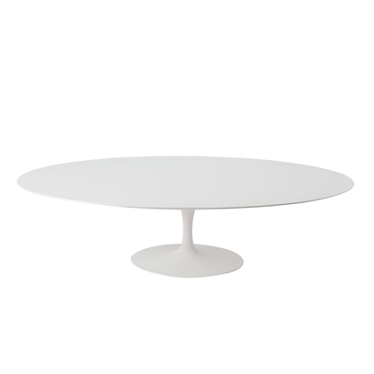 Oval Tulip Dining Table 160–180 cm – Liquid Laminate or Solid Oak Top
