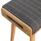 Artisan Pewter Tweed Tray Style Footstool