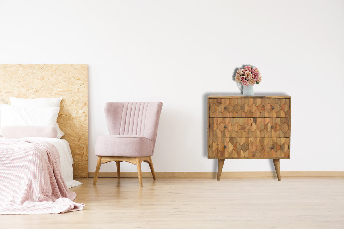 Pineapple Carved Chest by Artisan Furniture