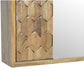 Pineapple Carved Sliding Wall Mirror Cabinet by Artisan Furniture