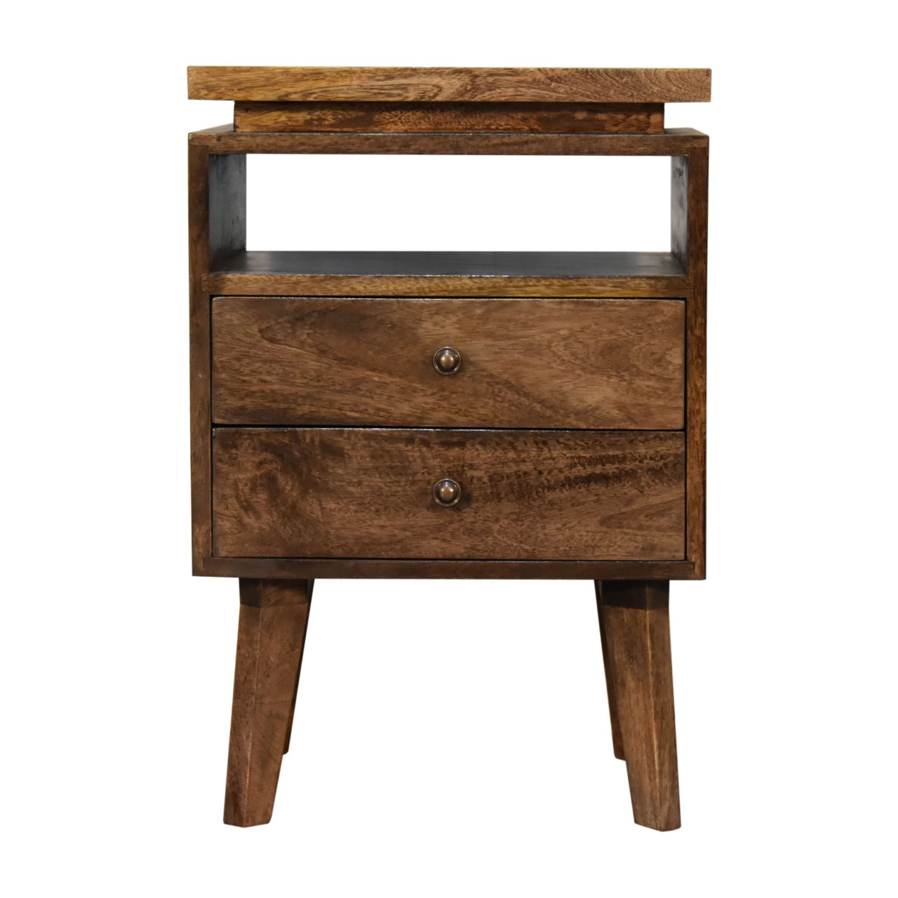 Platform Solid Wood Bedside