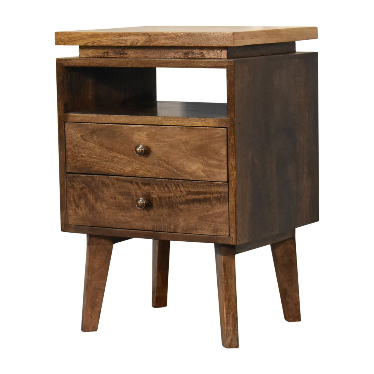 Platform Solid Wood Bedside