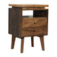 Platform Solid Wood Bedside