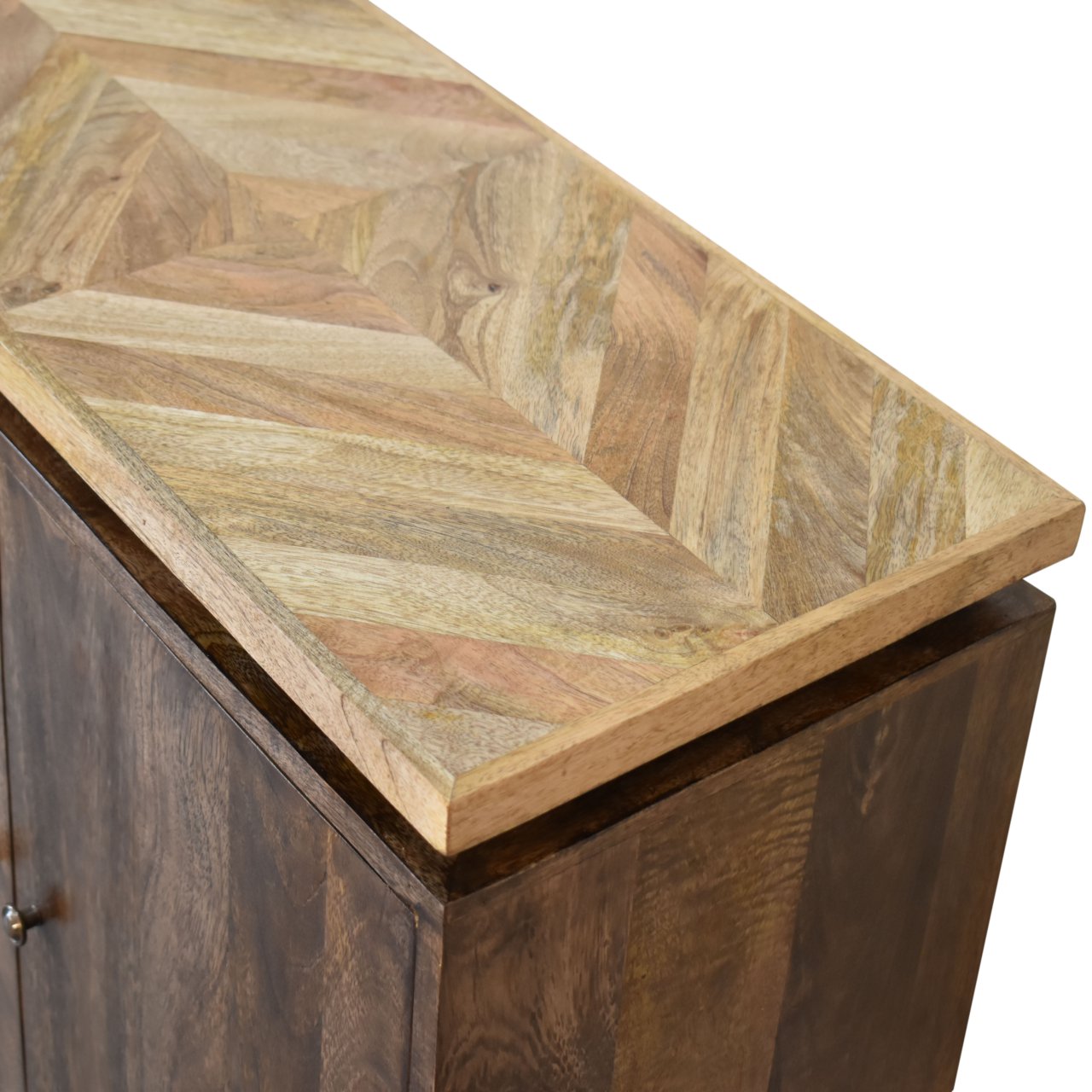 Platform Solid Wood Cabinet