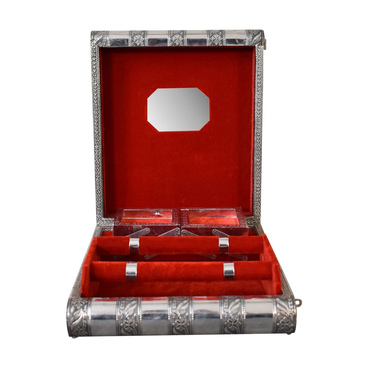 Artisan Rose Red Double Jewellery Box