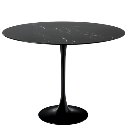 Round Tulip Dining Table 107 cm – Contemporary Italian Pedestal Design