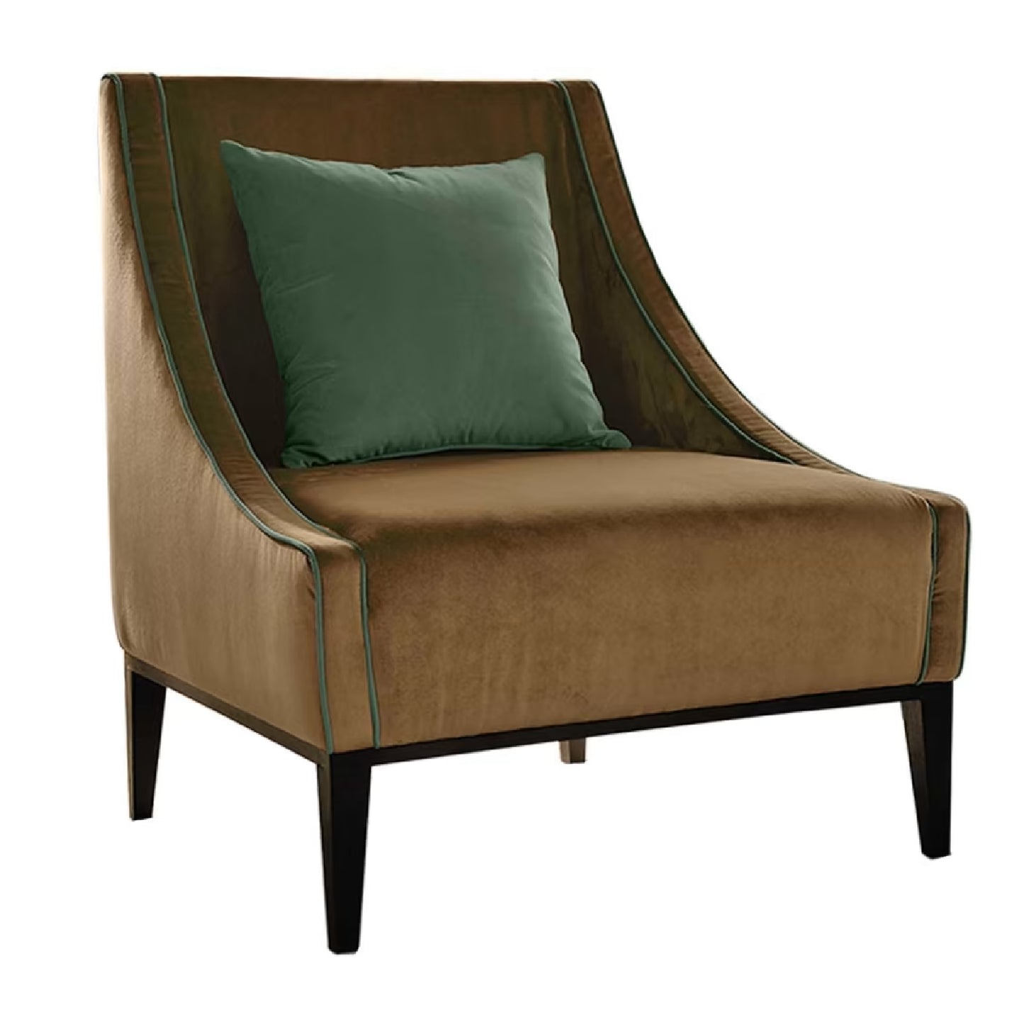 Sikka P61 Taupe Armchair by Domingo Salotti