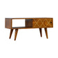 Sliding Brass Inlay Media Unit by Artisan Furniture