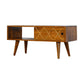 Sliding Brass Inlay Media Unit by Artisan Furniture