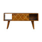 Sliding Brass Inlay Media Unit by Artisan Furniture