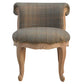 Small Multi Tweed French Chair by Artisan Furniture