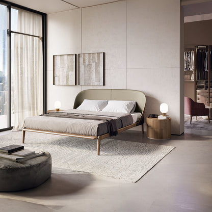 Tamago Wooden Frame Double Bed