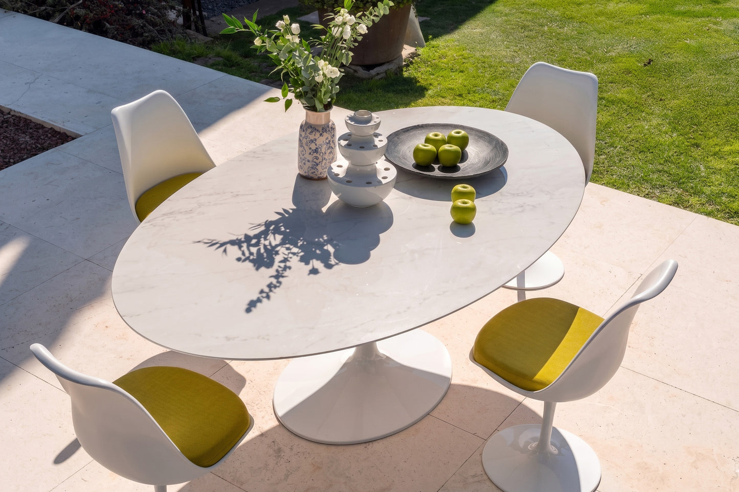 Oval Tulip Dining Table – 199, 219, 224, 235, 244 cm | Marble