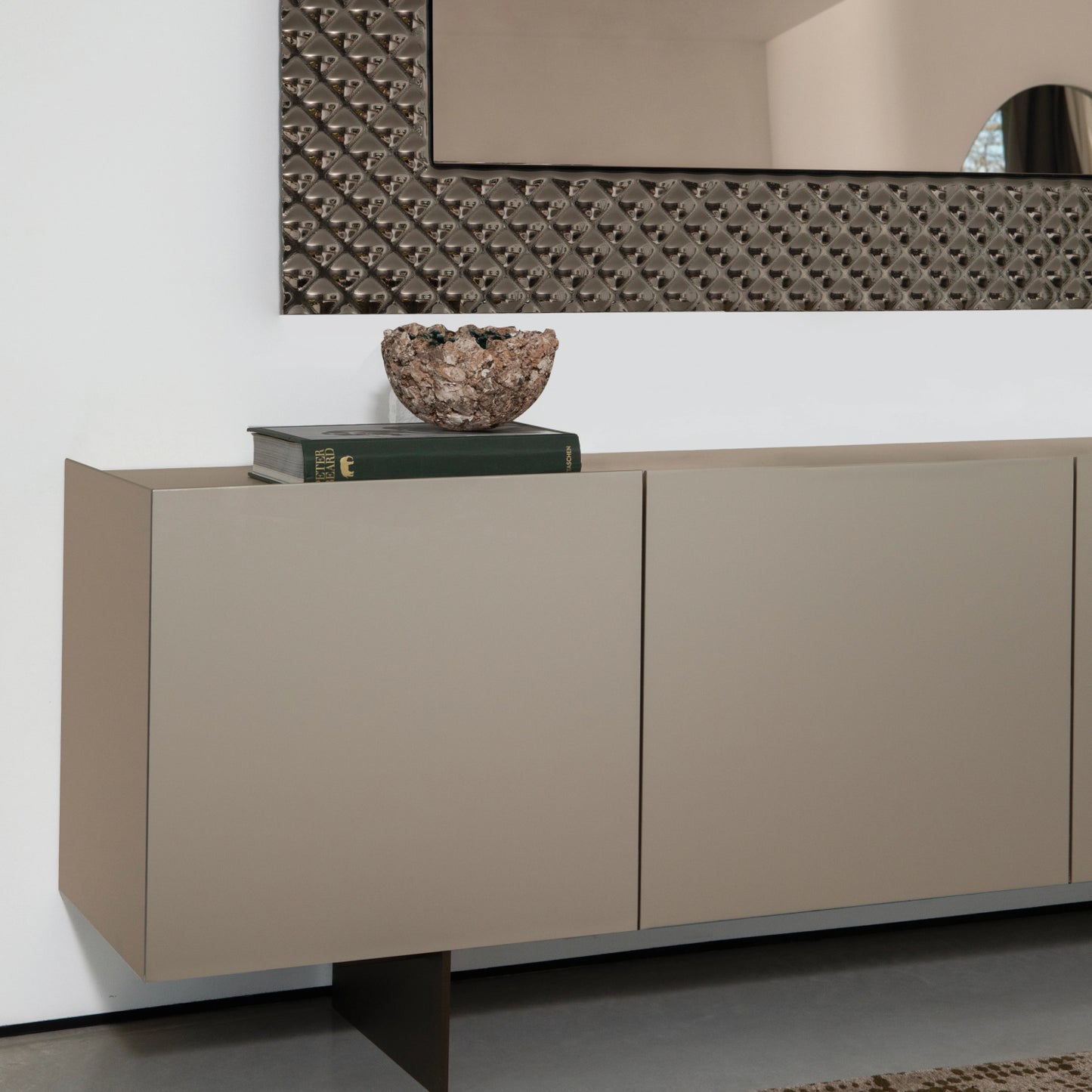 Versatile Passepartout Sideboard in Luxe Champagne and Bronze Finishes