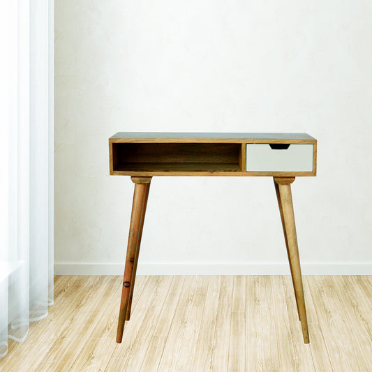 White Drawer Writing Desk by Artisan Furniture