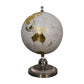 Artisan White Globe with Chrome Frame