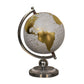 Artisan White Globe with Chrome Frame